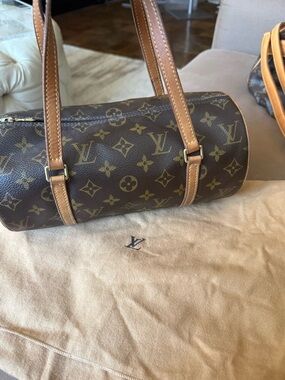 Louis Vuitton Brown Monogram Canvas Papillon 26 Shoulder Bag